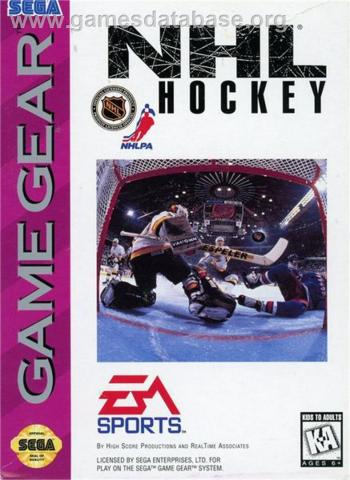 Cover NHL Hockey for Game Gear